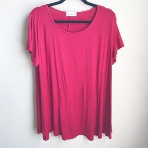 Larace | Women’s Red T-Shirt Dress Tunic